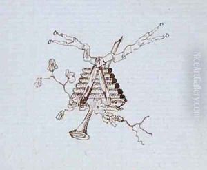 Drawing from Michael Faradays scrapbook 22 by Michael Faraday