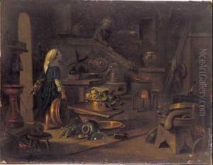 Interno Di Cucina by Gian Domenico Valentino