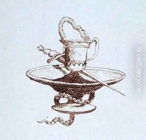 Drawing from Michael Faradays scrapbook 27 by Michael Faraday
