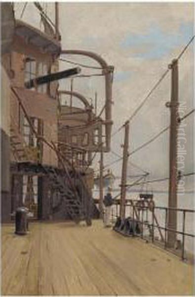 French War Ship - view 1