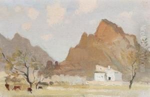 Pollensa by Adolphe Pierre Valette
