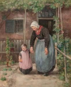 Her First Steps by Hendrik Valkenburg