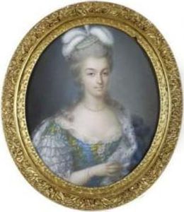 Portrait De La Reine Marie -antoinette