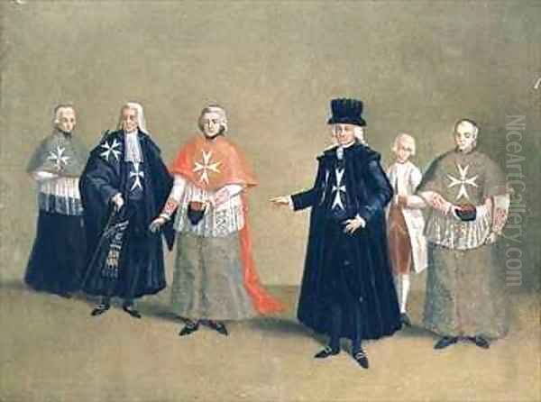 Grand Master and Chaplains of the Knights of the Order of Malta - view 1