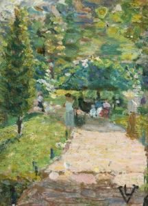 Jardin Public En Ete by Ludovic Vallee