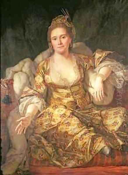 Annette Comtesse de Vergennes in Oriental Costume - view 1