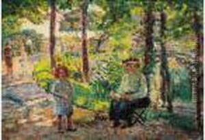 Au Jardin Public by Ludovic Vallee