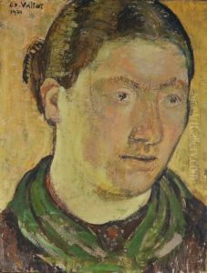 Tete Defemme by Edouard Vallet