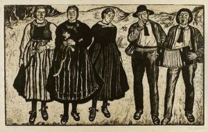 "jour De Fete". by Edouard Vallet