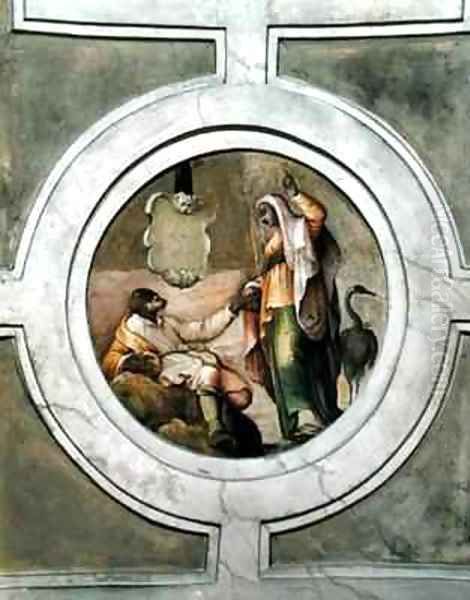 Representation of one of the Virtues from the ceiling of the Grimani Chapel - view 1