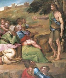 Saint John the Baptist preaching in the Wilderness by Battista Franco