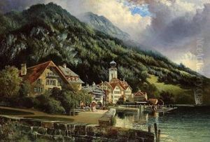 Der Rhigi, Vom Hotel Garten Aus Gesehen,weggis, Schweiz Der Rhigi, Vom Hotel Garten Aus Gesehen,weggis, Schweiz