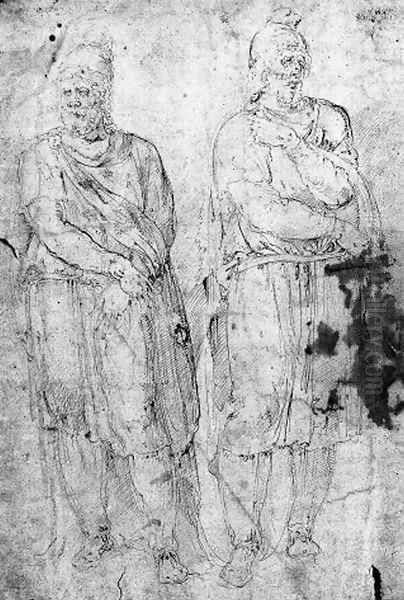 Two Dacians, after the antique - view 1