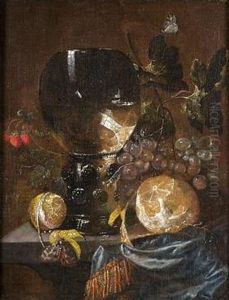 Stilleben. by Willem Van Aelst
