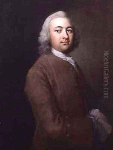Portrait of a gentleman of the Lloyd family by Thomas Frye