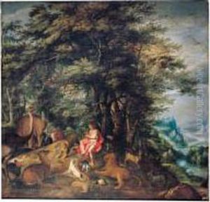 Orpheus Charming The Animals by Denys Van Alsloot