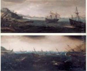 Marines Aux Vaisseaux Hollandais by Aert Anthonisz
