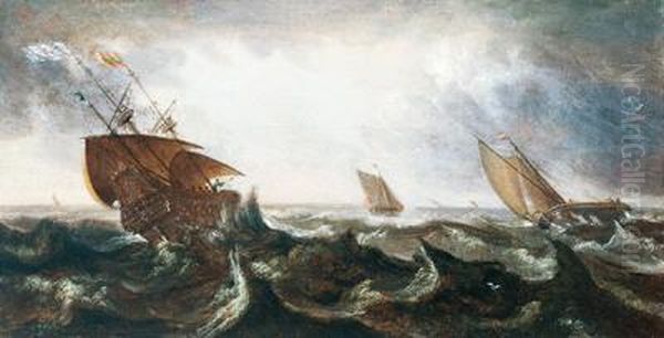 Navi Sul Mare In Tempesta - view 1