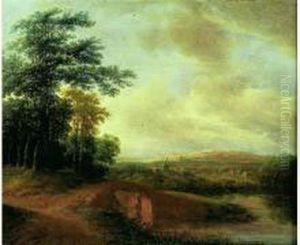 Paysage De Riviere Au Pont Paysage De Riviere Au Pont