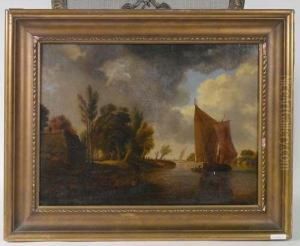 Landschaft Mit Personen. by Pieter Jansz. van Asch