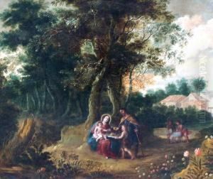 Die Heilige Familie - Rast Auf Der Flucht Nach Agypten