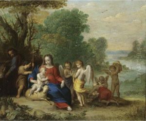 The Rest On The Flight Into Egypt by Pieter Van Avont