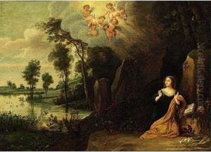 Mary Magdalen In Penitence by Pieter Van Avont