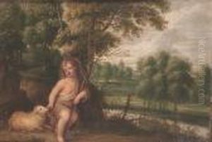 The Infant Saint John The Baptist by Pieter Van Avont