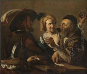The Card Players by Dirck Van Baburen