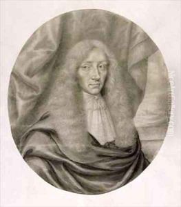 Portrait of Robert Boyle 1627-91 by William Faithorne