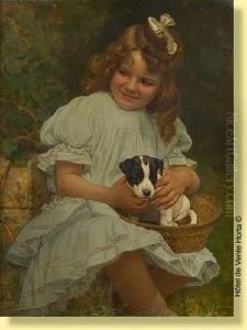Jeune Fille Et Son Chien