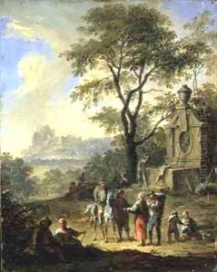 Landscape by Franz Ferg