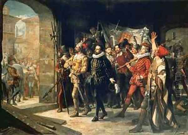 Antonio Perez 1540-1611 Released from Prison by the Rebels in 1591 - view 1