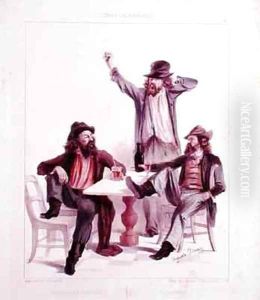 Comfort from the Tipos Californianos series by Augustus or Augusto Ferran