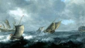 Pecheurs Dans La Tourmente by Abraham Hendrickz Van Beyeren