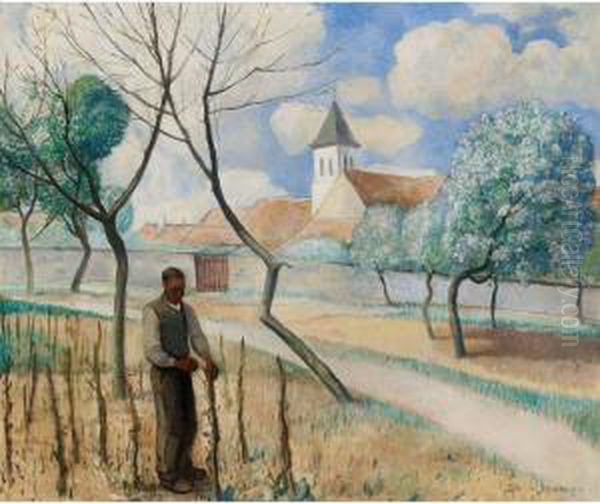 Farmer In The Field - view 1
