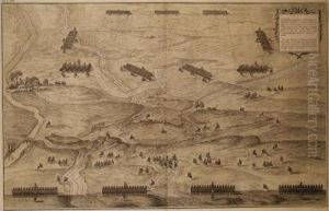 Detachement De 450chevaux... by Louis Nicolael van Blarenberghe