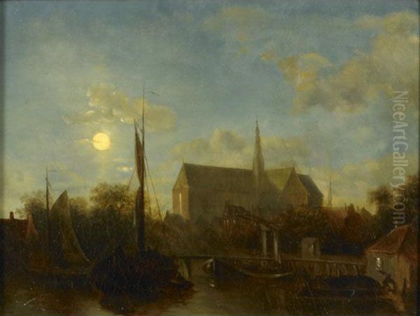 Haarlem At Twilight - view 1