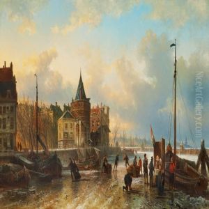 People In A Dutch Harbour