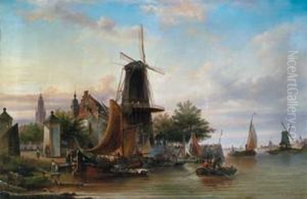 Stadtwal Undwindmuhle In Haarlem - view 1