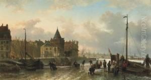 Skaters By The Schreierstoren, Amsterdam