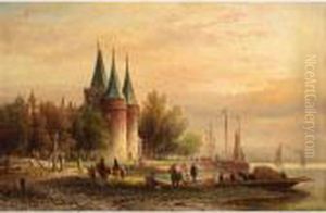 A Busy Quay, Kampen