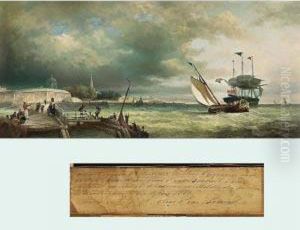 Shipping Near The Coast Of Vlissingen