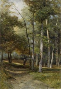 'in Het Bloemendaalsche Bosch' - Bloemendaal Forest by Jan Willem Van Borselen