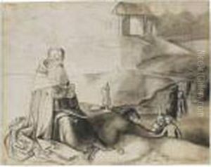 The Temptation Of Saint Anthony by Pieter van der Heyden