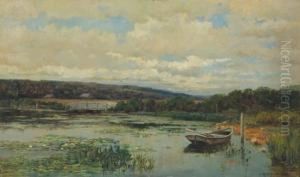 ''the Lily Pond'' by Robert Ward Van Boskerck