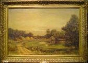 Farm Cottage By A Pond by Robert Ward Van Boskerck