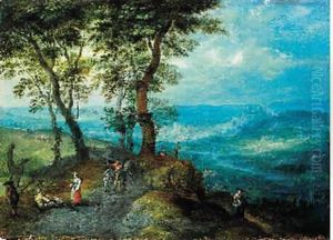 Paysage A La Charrette