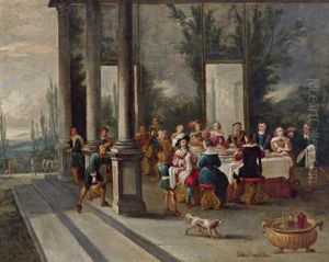 Due Scene Dalla Vita Del Figliol Prodigo by Pieter Van Bredael