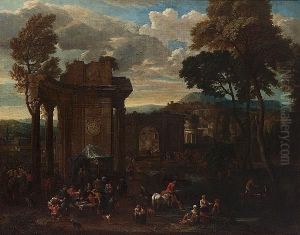 Commedia Dell'arte by Pieter Van Bredael